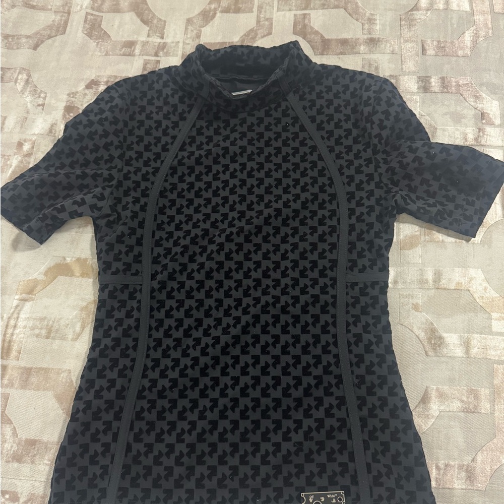 Authentic Off-white semi velvet top